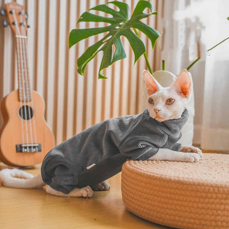 Felpa Pile Gatto Sphynx Devon - Calda e Morbida