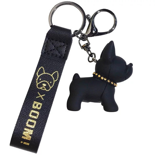 Portachiavi linea Bulldog con moschettone