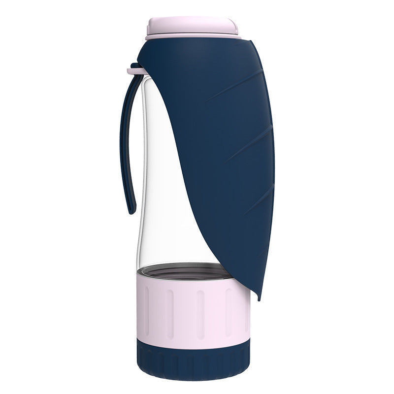 "ZooGalaxy" Double Reservoir Travel Dog Water Bottle