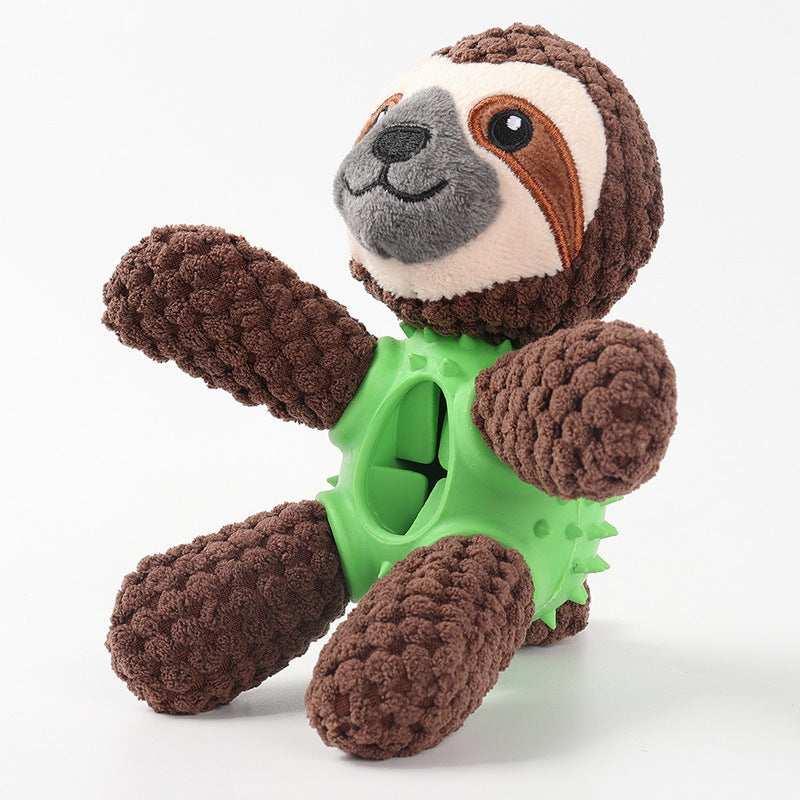 Peluche per Cani con Pallina Portapremietti – Cagnolino, Unicorno e Bradipo - Dog Moda