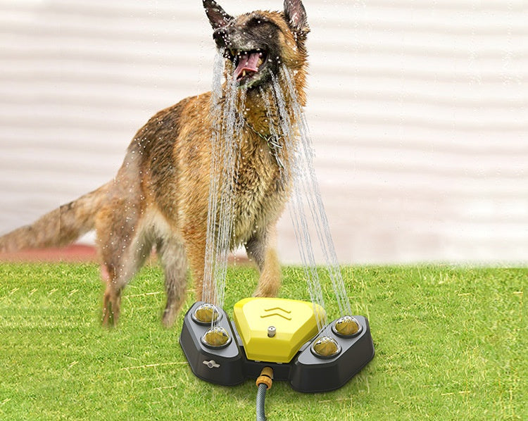 "Aquafan" Garden Pedal Fountain for Dogs - Hygiene, Comfort and Fun for Your Four-Legged Friend