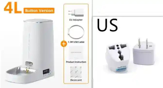 Distributore Automatico Cibo Cani Gatti 4L WiFi by Dog Moda