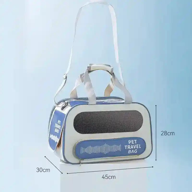 Trasportino Cani Ventilato con Rete Antigraffio Tracolla by Dog Moda