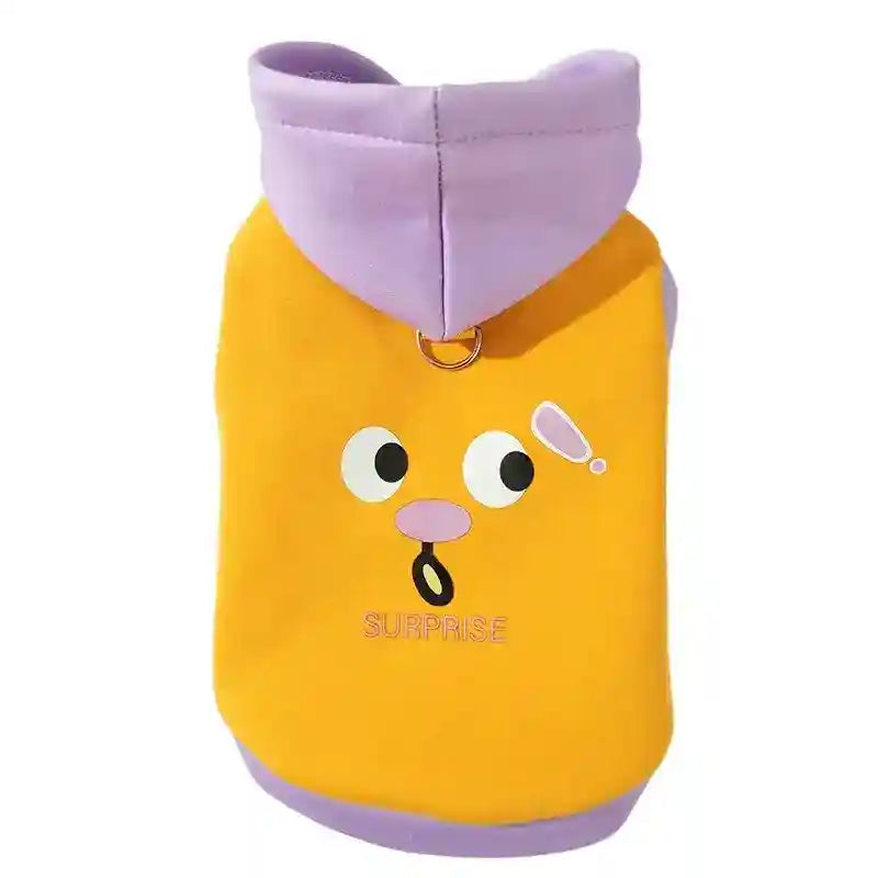 Felpa con Cappuccio Orsetto per Cani e Gatti - Calda by Dog Moda