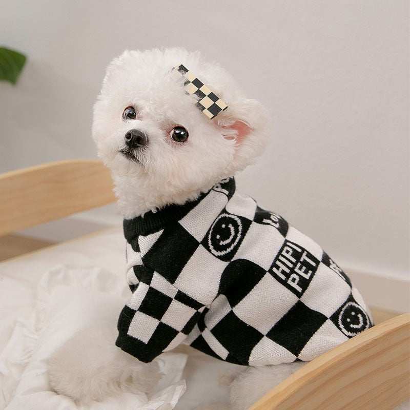 Dog sweater "Paradise" in bright patterns for little friends