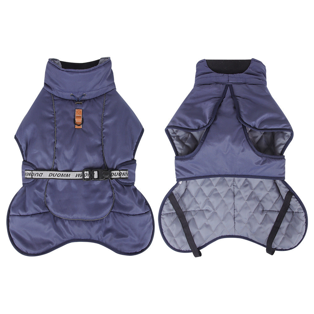 Duomm Wasserdichter Hundemantel | Regenmantel mit Pfoten | Dogmoda 