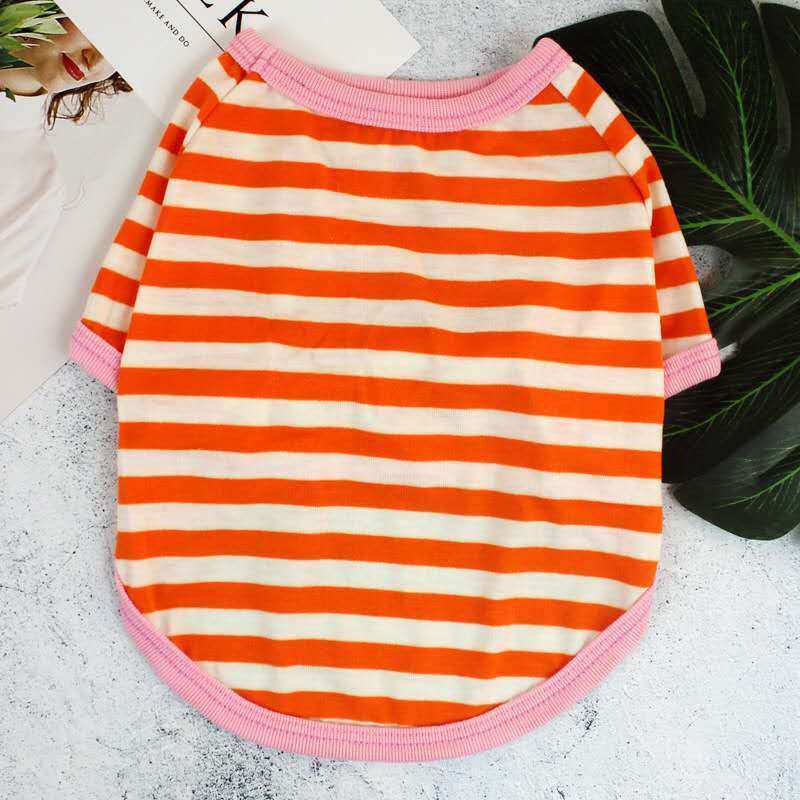 "BULK" Striped Cotton Dog Shirt
