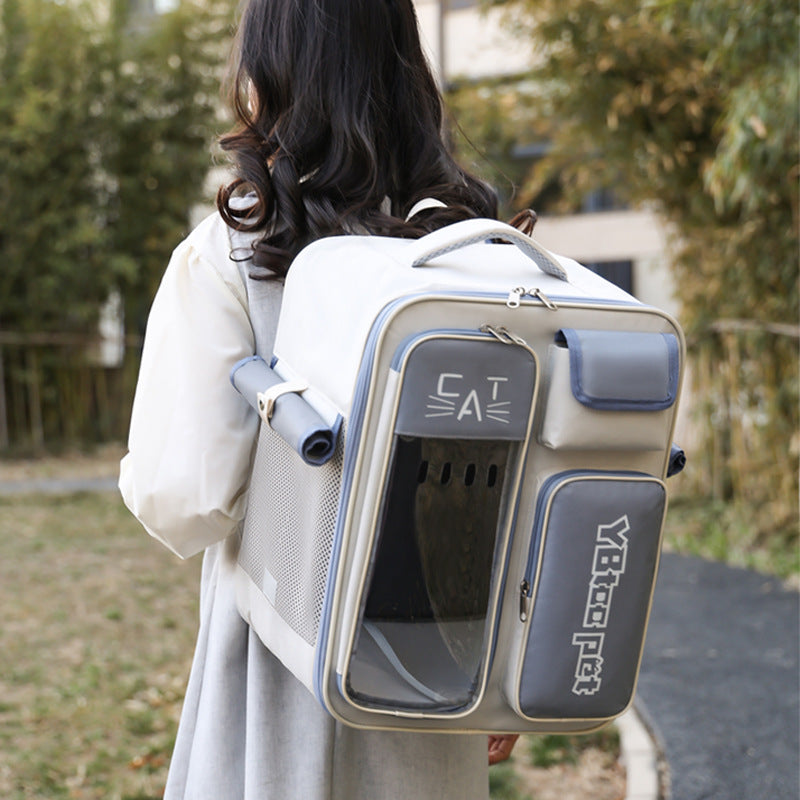 Zaino Trasportino per Gatti - Antigraffio e Idrorepellente