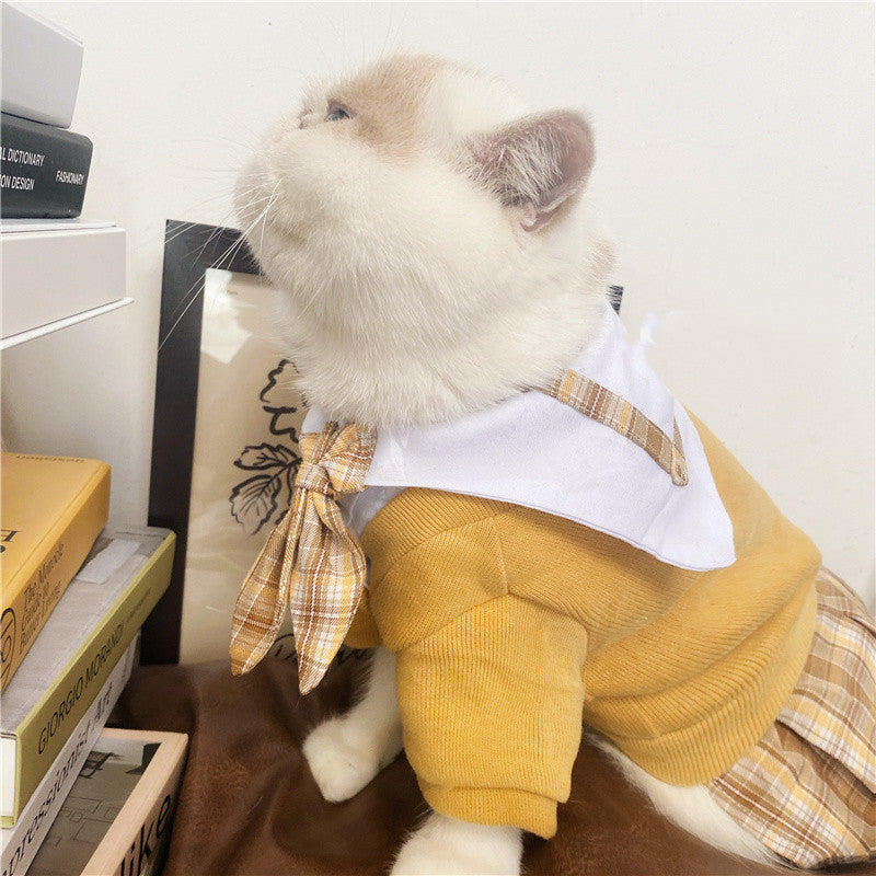 Elegantes Kleid für Hunde und Katzen "Collegge" - University Style