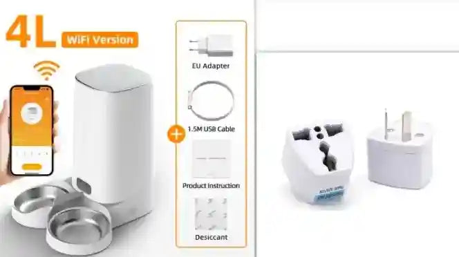 Distributore Automatico Cibo Cani Gatti 4L WiFi by Dog Moda
