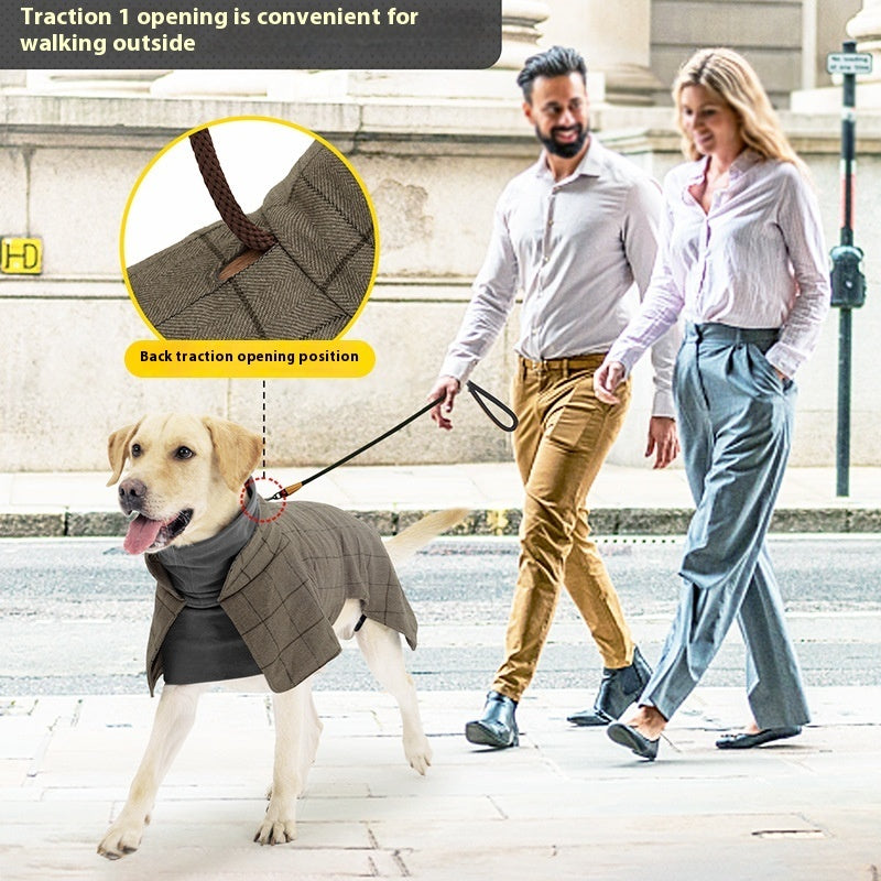 Cappotto per Cani Soho - Caldo con Pettorina e Collo Alto