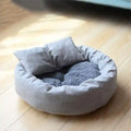 Cuccia Tonda Morbida in Pile per Cani e Gatti – Ideale per Cuccioli e Razze di Piccola Taglia - Dog Moda