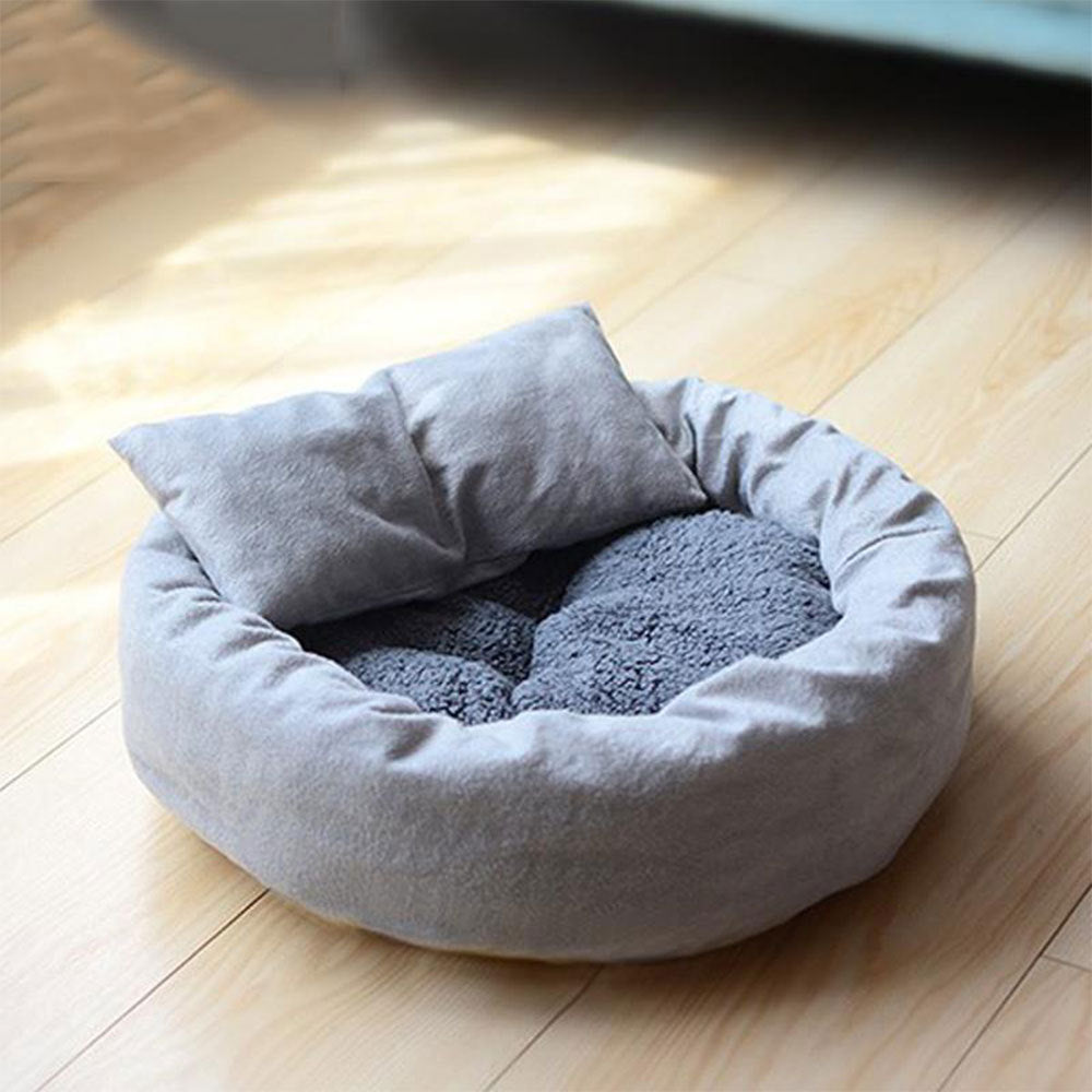 Cuccia Tonda Morbida in Pile per Cani e Gatti – Ideale per Cuccioli e Razze di Piccola Taglia - Dog Moda