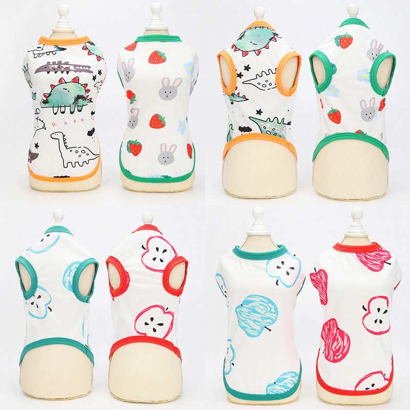 Magliettina Smanicata Cotton Dream - Fantasie Colorate - Dog Moda