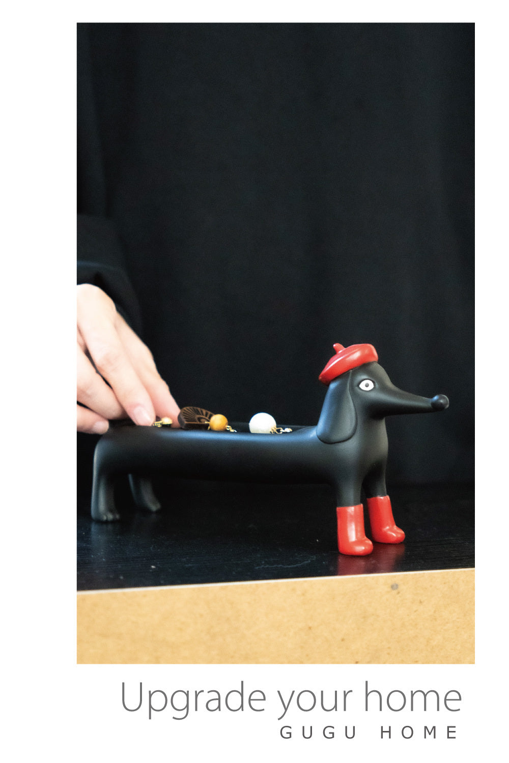 Portanelli Bassotto - Porta Gioielli Decorativo Originale