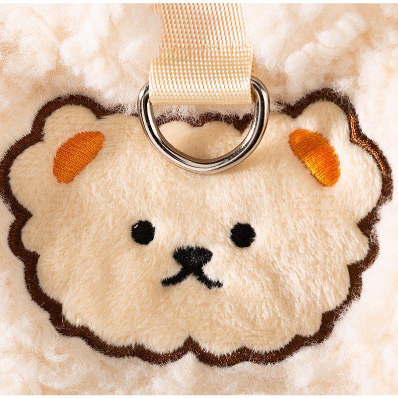 Malteser-Fleecepullover mit Stickerei – Rot und Creme