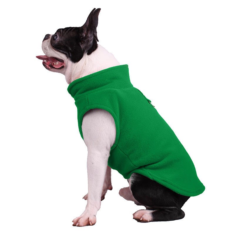 Felpa in Pile Smanicata per Cani – Modello Perfetto per Boston Terrier e Non Solo - Dog Moda