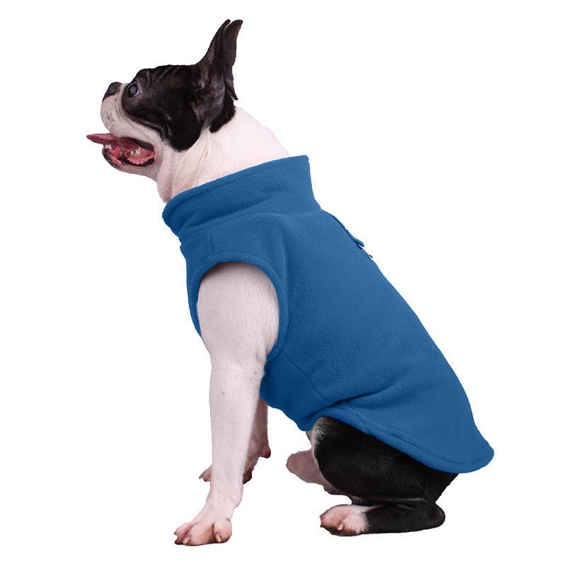 Felpa in Pile Smanicata per Cani – Modello Perfetto per Boston Terrier e Non Solo - Dog Moda