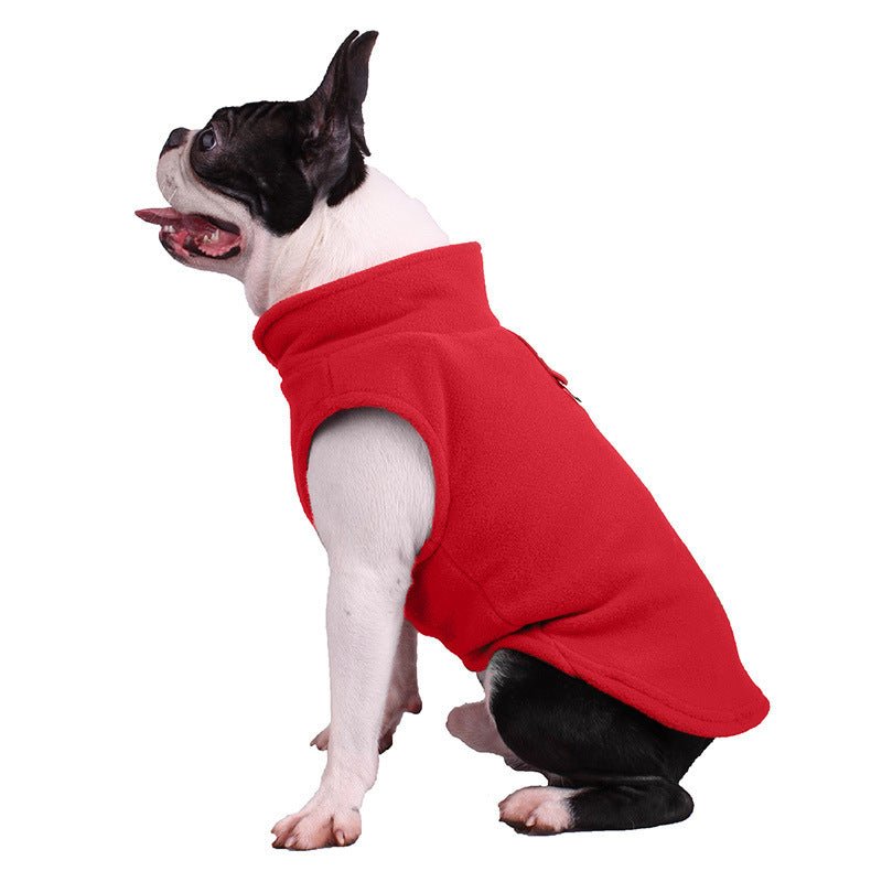 Felpa in Pile Smanicata per Cani – Modello Perfetto per Boston Terrier e Non Solo - Dog Moda