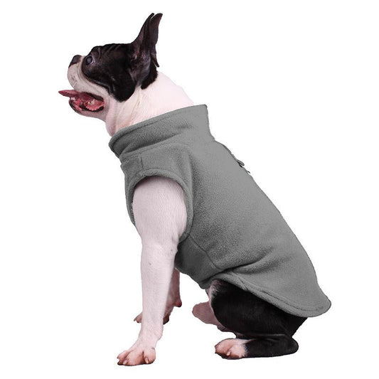 Felpa in Pile Smanicata per Cani – Modello Perfetto per Boston Terrier e Non Solo - Dog Moda