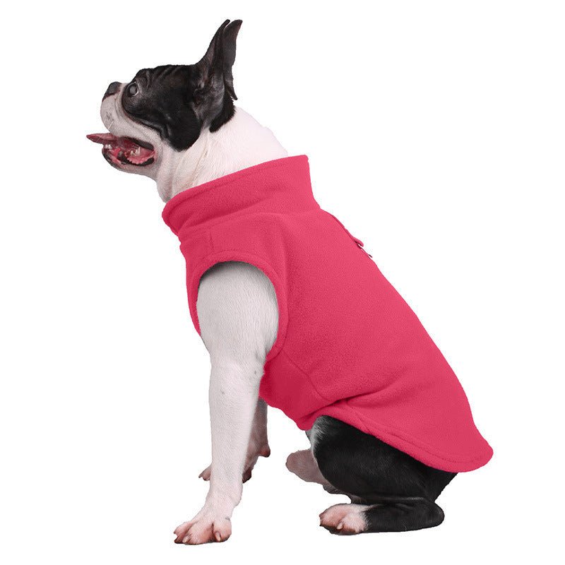 Felpa in Pile Smanicata per Cani – Modello Perfetto per Boston Terrier e Non Solo - Dog Moda