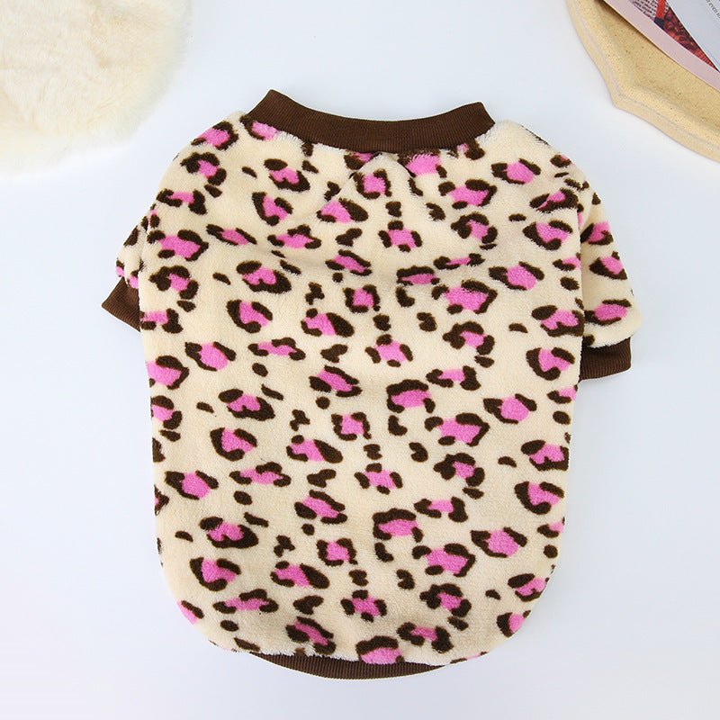 Felpa per Cani Bulldog Leopardata - Modello Savage - Dog Moda
