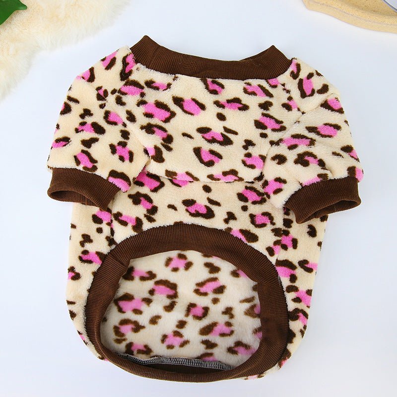 Felpa per Cani Bulldog Leopardata - Modello Savage - Dog Moda