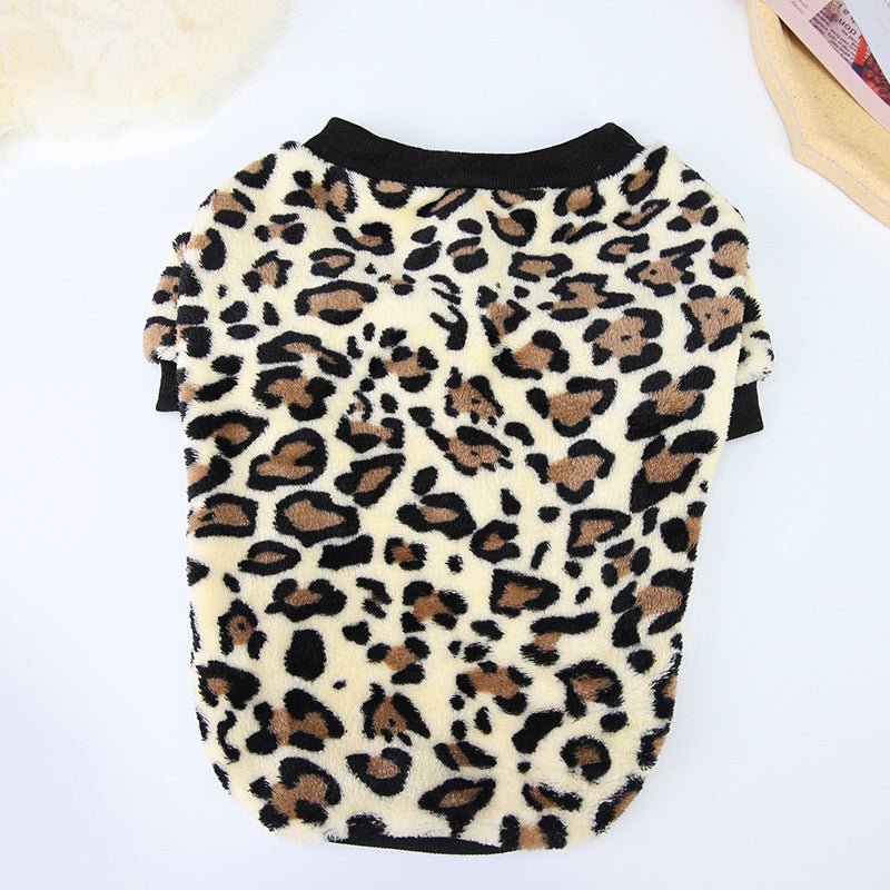 Felpa per Cani Bulldog Leopardata - Modello Savage - Dog Moda