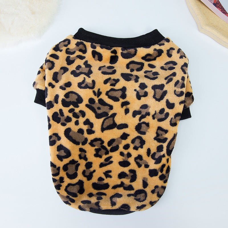Felpa per Cani Bulldog Leopardata - Modello Savage - Dog Moda