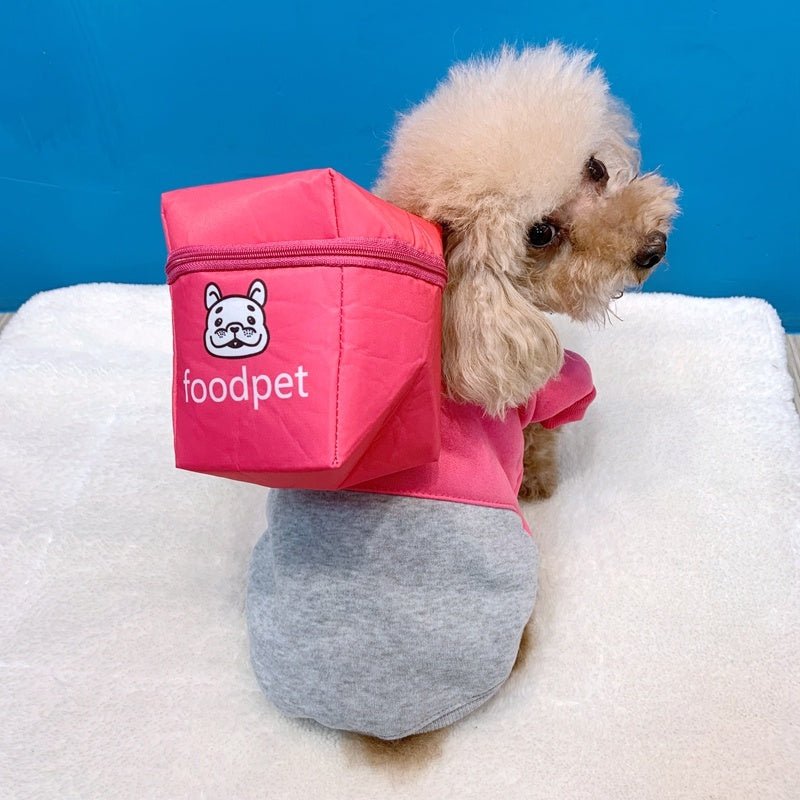 Felpa per cani costume corriere rider "Foodpet" - Dog Moda