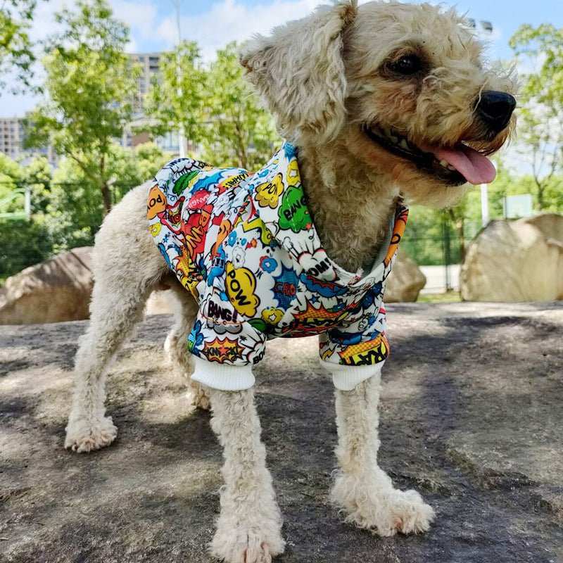 Felpa per cani "Graffiti" fantasia Comics - Dog Moda