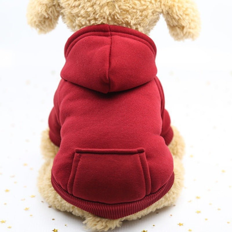 Felpa per cani in pile in tinta unita "Sidney" - Dog Moda