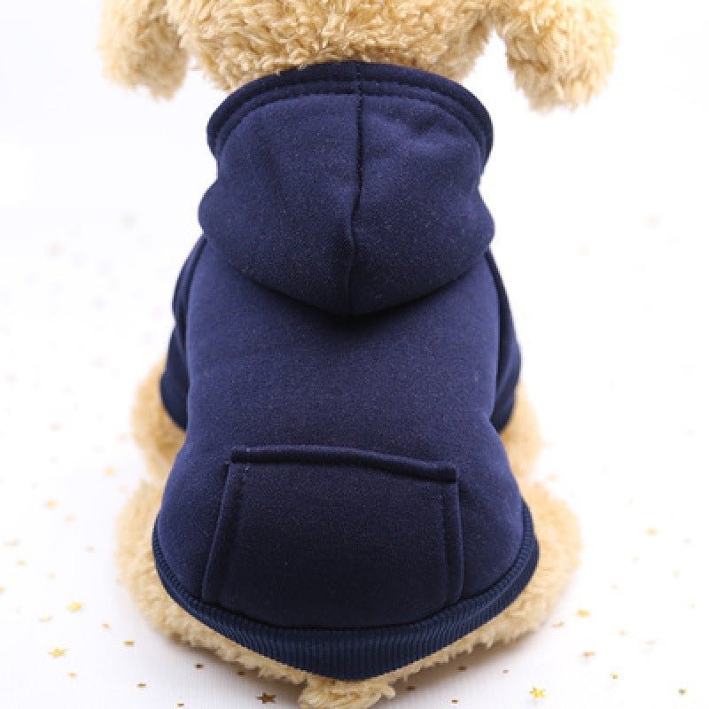 Felpa per cani in pile in tinta unita "Sidney" - Dog Moda