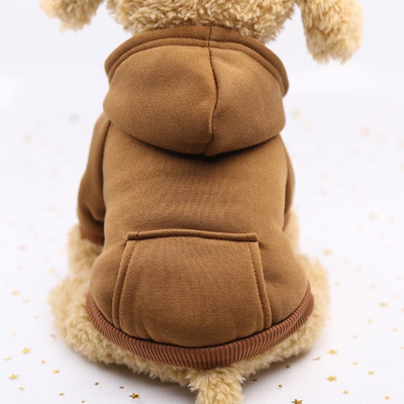 Felpa per cani in pile in tinta unita "Sidney" - Dog Moda