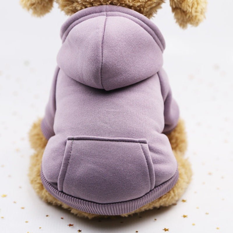 Felpa per cani in pile in tinta unita "Sidney" - Dog Moda
