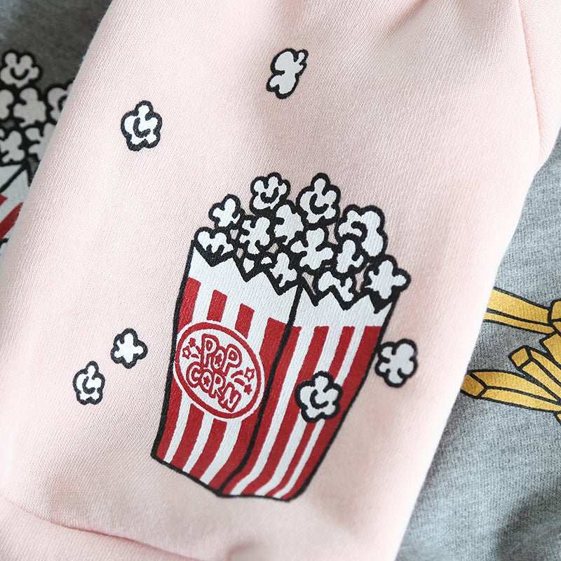 Felpina in cotone per Cani di Piccola Taglia "French Fries" - Dog Moda