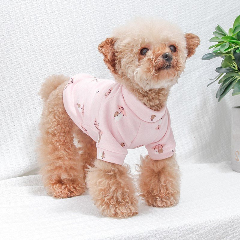 Felpina per Cani in Pile "Simba" – Fantasie Colorate con Mezze Maniche - Dog Moda