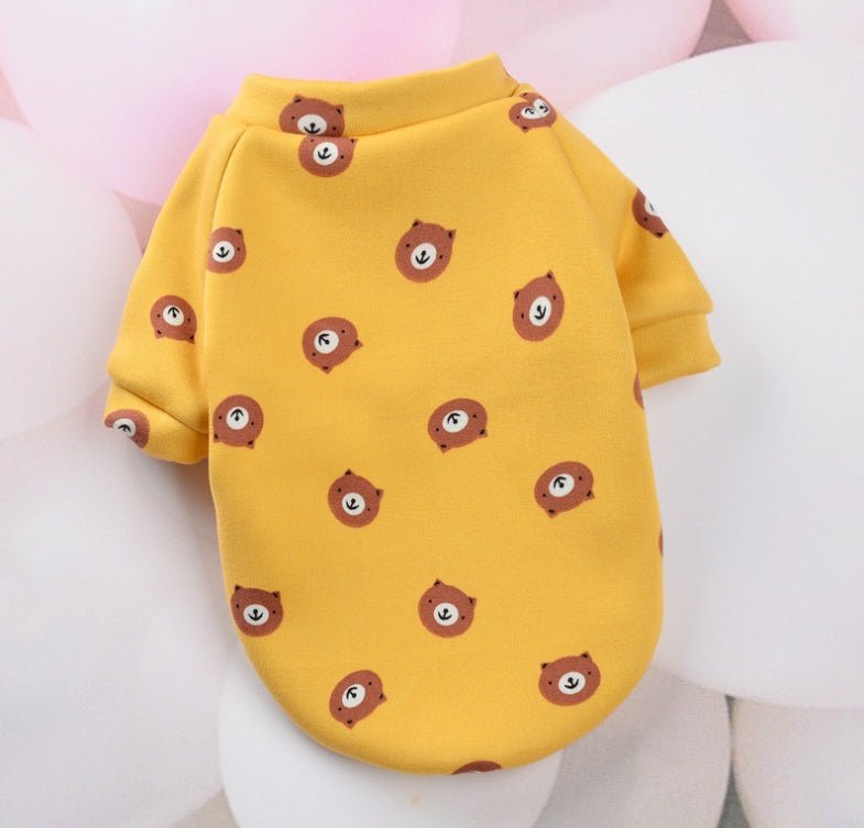 Felpina per Cani in Pile "Simba" – Fantasie Colorate con Mezze Maniche - Dog Moda
