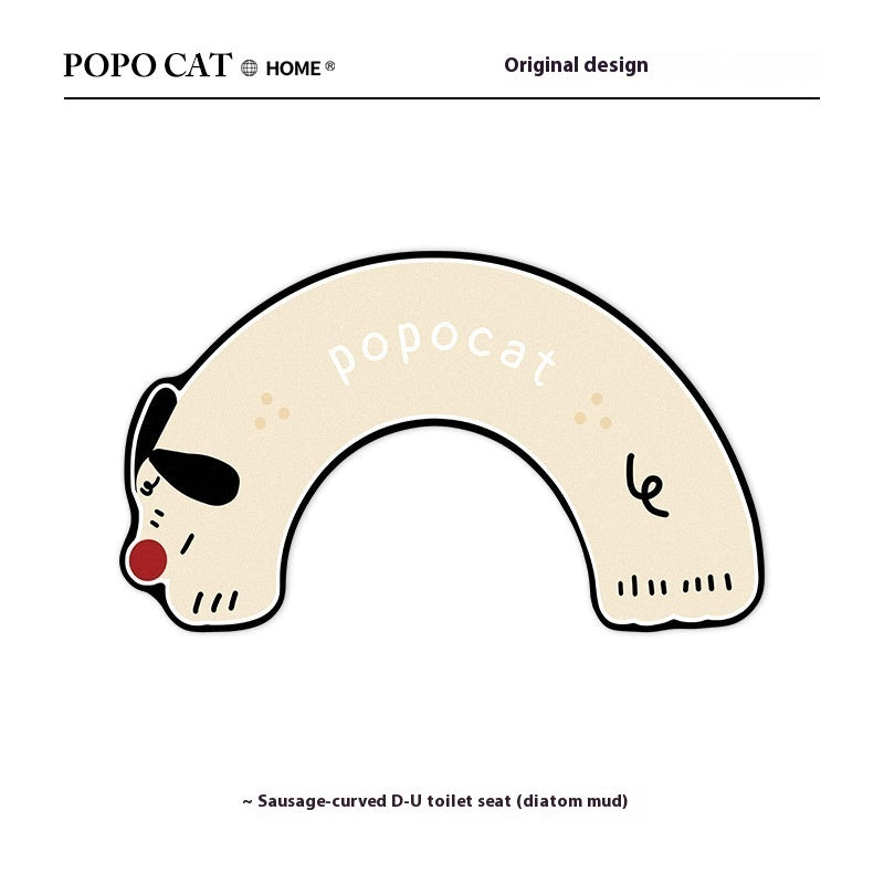 Tappetino Bagno Bassotto Idrorepellente Antiscivolo