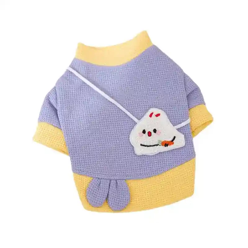 犬用フード付きバニースウェットシャツ - カートゥーンベア