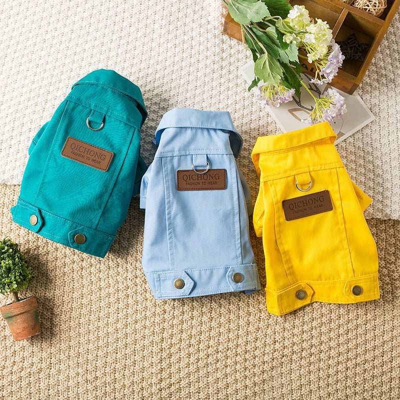 Giacca per cani in tessuto Denim "Philadelphia" - Dog Moda