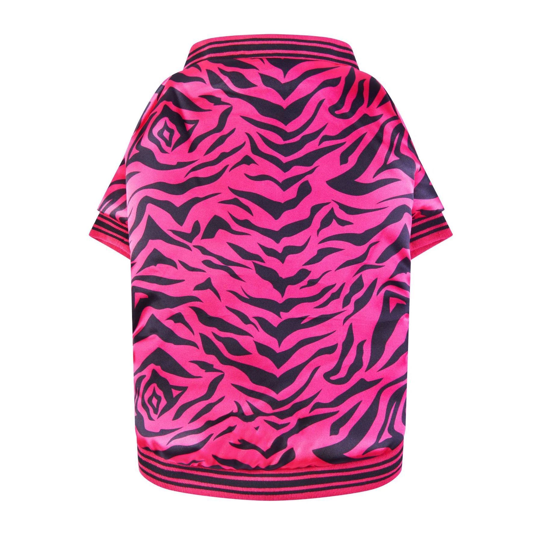 Giacca per cani rosa tigrata "Tiger" - Dog Moda