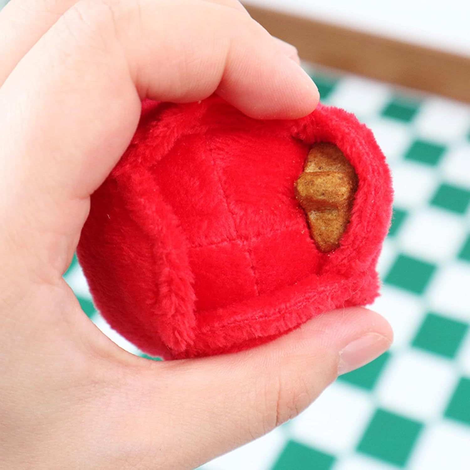 Giocattolo per Cani e Gatti in Peluche con Squeaker - Fiore Resistente con Catnip e Corda per Masticare - Dog Moda