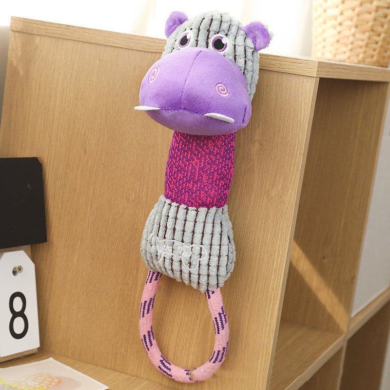 Gioco per cani pelluche e corda "Zoo Fun" - Dog Moda