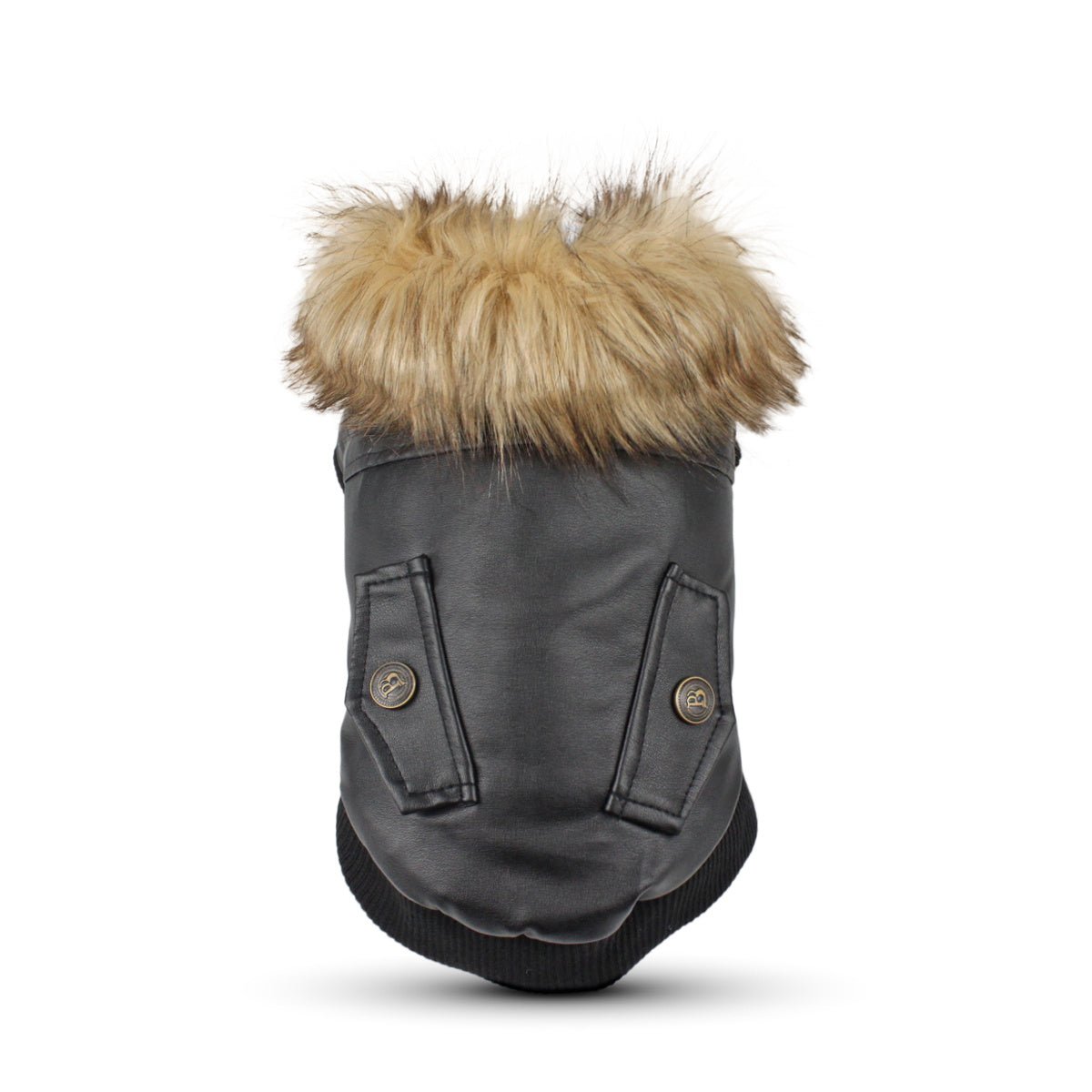 Giubbottino per cani in pelle imbottito "Boston" - Dog Moda