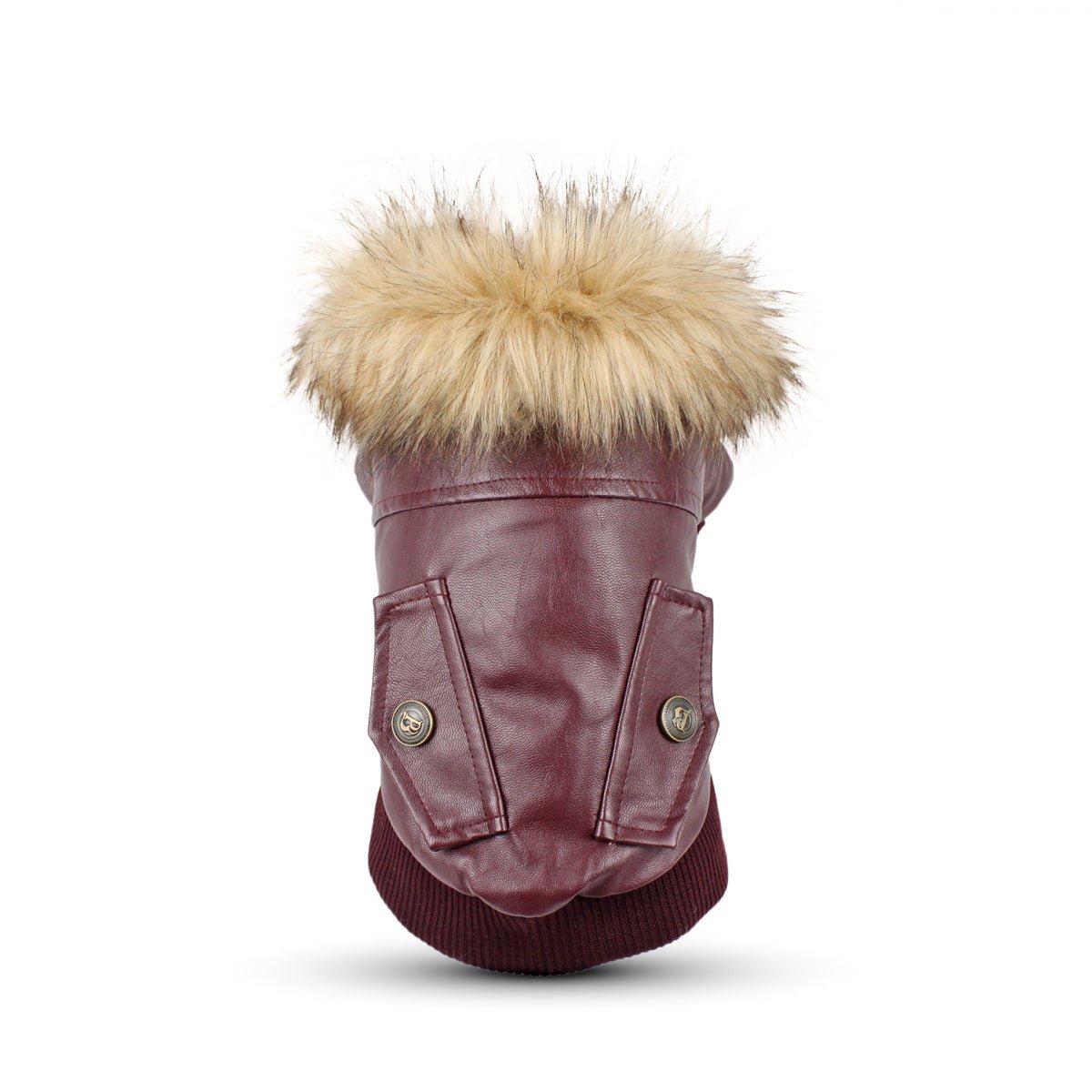 Giubbottino per cani in pelle imbottito "Boston" - Dog Moda