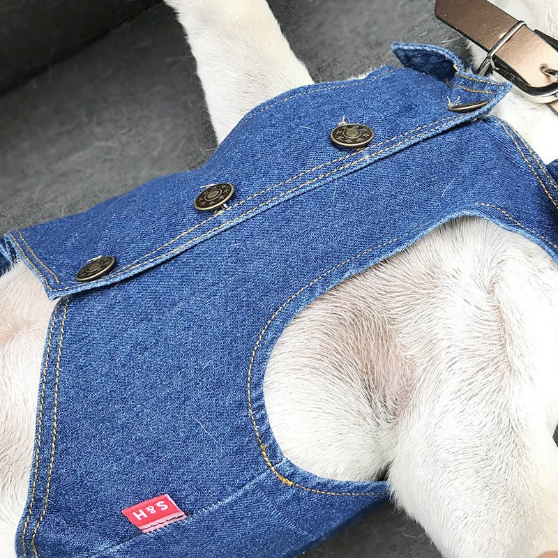 Giubbotto Jeans per Cani di Piccola Taglia Modello "Cray" - Dog Moda