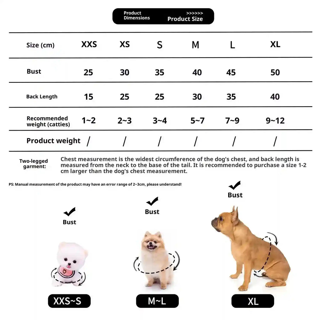 Abrigo Oso para Perros - Chaleco Acolchado Invernal