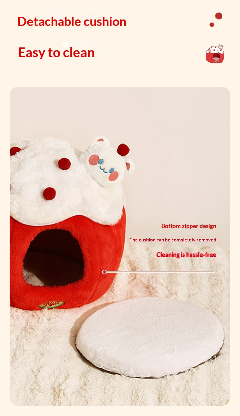 Misure cuccia igloo per gatti 40x40x34 cm e ingresso da 15 cm Dog Moda