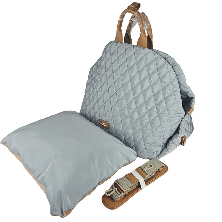 Trasportino Pieghevole Gatti Cani Lusso Manici Pelle by Dog Moda